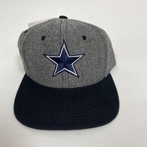 Sam's Cap Hat One Size Fits All Wool Blend Blue White Cowboys Star NWT